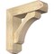 Ekena Millwork Legacy Craftsman Rough Sawn Bracket w/ Offset Brace, Douglas Fir, 6"W x 20"D x 20"H BKT0604X20X20LEC04RDF - alternate 1